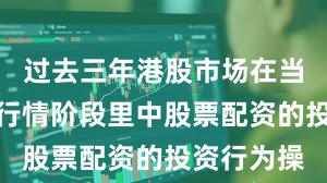 过去三年港股市场在当前结构性行情阶段里中股票配资的投资行为操